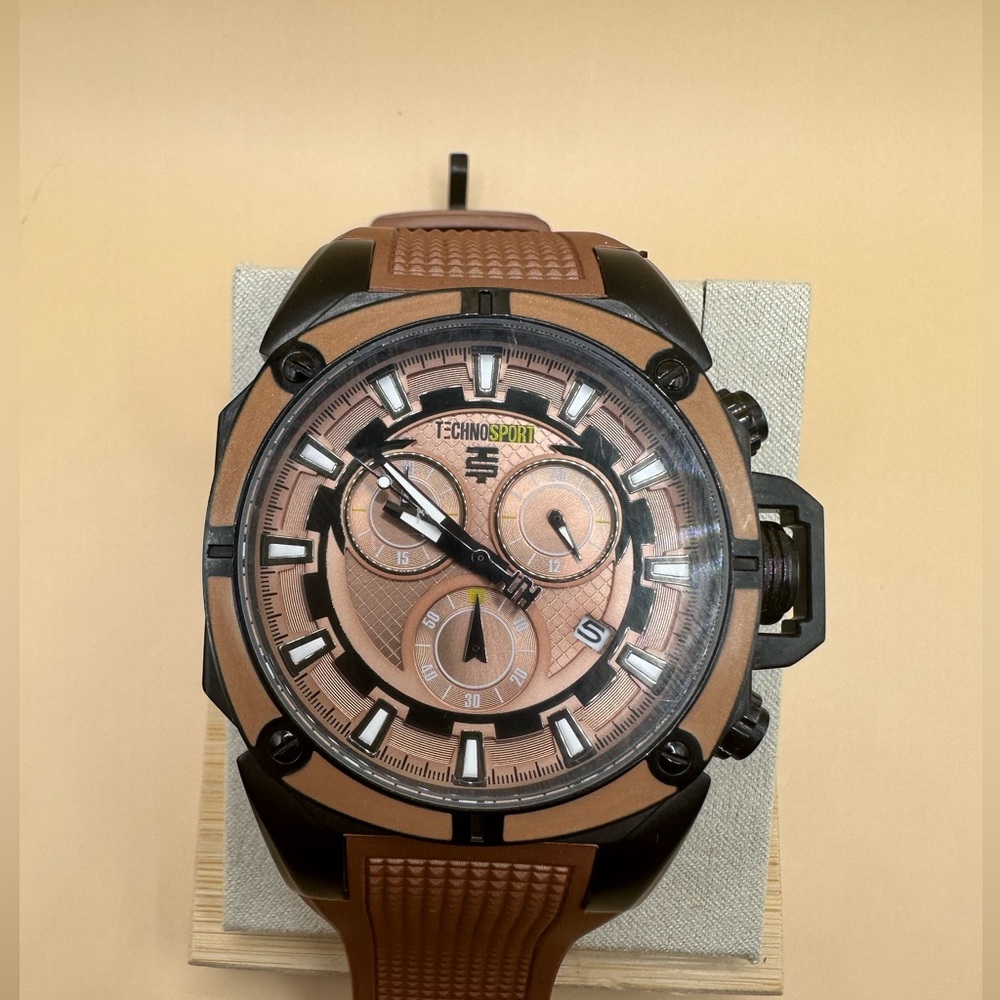 Techno Sport Watch Color Brown for Men